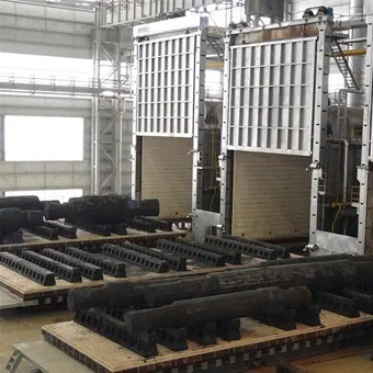 Heating refractory kilns lining and repair