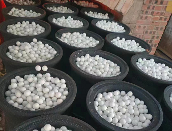 High alumina heat storage regenerative ball for industrial furnace
