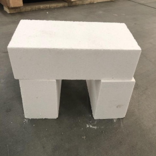 Microporous corundum refractory brick for air outlet combination brick