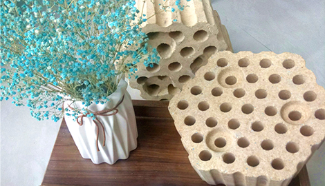 honeycomb holes refractory checker bricks