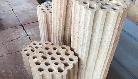 Refractory high alumina andalusite checker brick