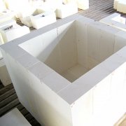 Hot sale! fused AZS Refractory Brick Used for Glass kiln 